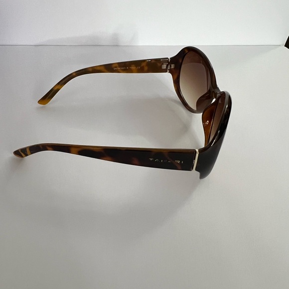 Tahari Oval Oversized Tortoise Shell Sunglasses - Picture 10 of 12